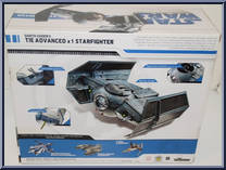 Darth Vader's TIE Advanced x1 Starfighter from Star Wars - Legacy Collection - Vehicles manufactured by Hasbro [Back]