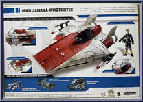 Green Leader's A-Wing Fighter from Star Wars - Legacy Collection - Vehicles manufactured by Hasbro [Back]
