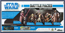 Jedi Vs. Darth Sidious from Star Wars - Legacy Collection - Battle Packs manufactured by Hasbro [Back]