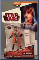 Luke Skywalker (X-Wing Pilot) from Star Wars - Legacy Collection - Red / White Cards - Saga Legends manufactured by Hasbro [Front]
