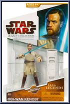 Obi-Wan Kenobi from Star Wars - Legacy Collection - Red / White Cards - Saga Legends manufactured by Hasbro [Front]