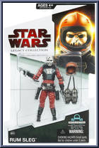 Rum Sleg from Star Wars - Legacy Collection - Red / White Cards manufactured by Hasbro [Front]