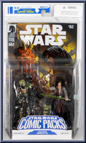 Quinlan Vos / Commander Faie (Republic) from Star Wars - Legacy Collection - Comic Packs - Blue / White Packaging manufactured by Hasbro [Front]