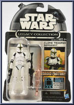 Clone Trooper Sergeant from Star Wars - Legacy Collection - Droid Factory - TC-70 Droid Factory manufactured by Hasbro [Front]