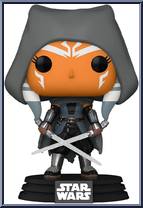 Ahsoka (Hooded with Dual Sabers) from Star Wars - Mandalorian - Pop! Vinyl Figures manufactured by Funko [Loose]