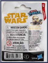 Captain Phasma from Star Wars - Micro Force - Blind Bags - Series 5 manufactured by Hasbro [Back]