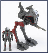 AT-RT with Hunter (Scout Class) from Star Wars - Micro Galaxy Squadron - Mystery - Series 2 manufactured by Jazwares [Loose]