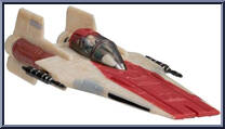 A-Wing (Light Armor) from Star Wars - Micro Galaxy Squadron - Series 4 manufactured by Jazwares [Loose]