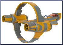 Anakin Skywalker's Jedi Starfighter (Starfighter Class) from Star Wars - Micro Galaxy Squadron - Series 3 manufactured by Jazwares [Loose]