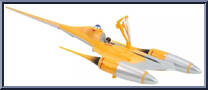 Anakin's Naboo N-1 Starfighter (Starfighter Class) from Star Wars - Micro Galaxy Squadron - Exclusives manufactured by Jazwares [Loose]