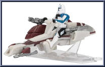 BARC Speeder and Sidecar with Captain Rex (Scout Class) Action Figure