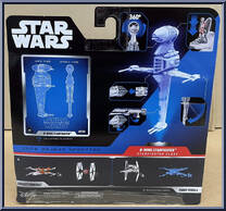 B-wing Starfighter (Starfighter Class) from Star Wars - Micro Galaxy Squadron - Series 5 manufactured by Jazwares [Back]