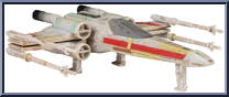 Biggs Darklighter's X-Wing (Starfighter Class) from Star Wars - Micro Galaxy Squadron - Series 4 manufactured by Jazwares [Loose]