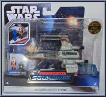Biggs Darklighter's X-Wing (Starfighter Class) from Star Wars - Micro Galaxy Squadron - Series 4 manufactured by Jazwares [Front]