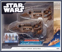 Clash At Carkoon Battle Pack from Star Wars - Micro Galaxy Squadron - Exclusives manufactured by Jazwares [Front]