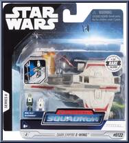 Dark Empire E-Wing (Light Armor) from Star Wars - Micro Galaxy Squadron - Series 6 manufactured by Jazwares [Front]