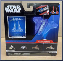 Darth Maul's Nightbrother (Starfighter Class) from Star Wars - Micro Galaxy Squadron - Series 7 manufactured by Jazwares [Back]