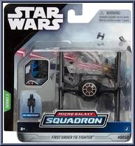 First Order Tie Fighter (Light Armor) from Star Wars - Micro Galaxy Squadron - Series 3 manufactured by Jazwares [Front]