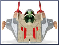Hera Syndulla's A-Wing (Light Armor) from Star Wars - Micro Galaxy Squadron - Series 2 manufactured by Jazwares [Loose]