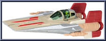 Hera Syndulla's A-Wing (Light Armor) from Star Wars - Micro Galaxy Squadron - Series 2 manufactured by Jazwares [Loose]
