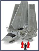 Imperial Shuttle (Starship Class) from Star Wars - Micro Galaxy Squadron - Series 4 manufactured by Jazwares [Loose]