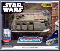 Imperial Troop Transport (Transport Class) from Star Wars - Micro Galaxy Squadron - Exclusives manufactured by Jazwares [Front]