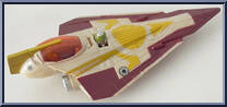 Kit Fisto's Jedi Starfighter (Light Armor) from Star Wars - Micro Galaxy Squadron - Series 5 manufactured by Jazwares [Loose]