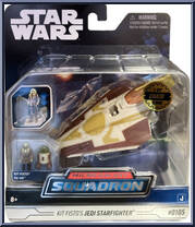 Kit Fisto's Jedi Starfighter (Light Armor) from Star Wars - Micro Galaxy Squadron - Series 5 manufactured by Jazwares [Front]