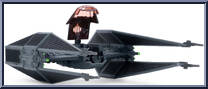 Kylo Ren's TIE Silencer from Star Wars - Micro Galaxy Squadron - Exclusives manufactured by Jazwares [Loose]