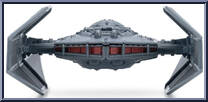 Kylo Ren's TIE Silencer from Star Wars - Micro Galaxy Squadron - Exclusives manufactured by Jazwares [Loose]
