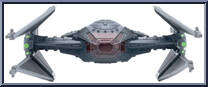 Kylo Ren's TIE Silencer from Star Wars - Micro Galaxy Squadron - Exclusives manufactured by Jazwares [Loose]