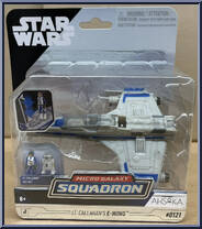 Lt. Callahan’s E-Wing (Light Armor) from Star Wars - Micro Galaxy Squadron - Series 6 manufactured by Jazwares [Front]