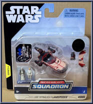 Luke Skywalker's Landspeeder (Light Armor) from Star Wars - Micro Galaxy Squadron - Series 4 manufactured by Jazwares [Front]