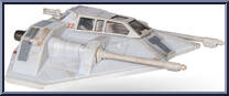 Luke Skywalker's Snowspeeder (Starfighter Class) from Star Wars - Micro Galaxy Squadron - Series 2 manufactured by Jazwares [Loose]