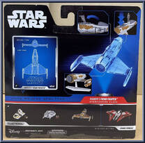 Marrok's Fiend Fighter (Starfighter Class) from Star Wars - Micro Galaxy Squadron - Series 7 manufactured by Jazwares [Back]