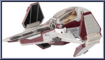 Obi-Wan Kenobi's Jedi Interceptor (Light Armor) from Star Wars - Micro Galaxy Squadron - Series 3 manufactured by Jazwares [Loose]