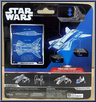 Pirate Snub Fighter (Light Armor) from Star Wars - Micro Galaxy Squadron - Series 6 manufactured by Jazwares [Back]