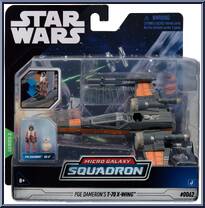 Poe Dameron's T-70 X-Wing (Starfighter Class) from Star Wars - Micro Galaxy Squadron - Series 3 manufactured by Jazwares [Front]