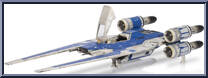Rebel U-Wing (Starship Class) from Star Wars - Micro Galaxy Squadron - Exclusives manufactured by Jazwares [Loose]