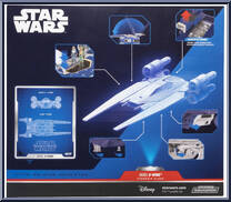 Rebel U-Wing (Starship Class) from Star Wars - Micro Galaxy Squadron - Exclusives manufactured by Jazwares [Back]