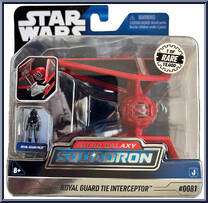 Royal Guard Tie Interceptor (Light Armor) from Star Wars - Micro Galaxy Squadron - Series 4 manufactured by Jazwares [Front]