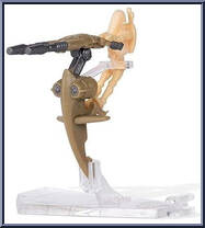STAP with Battle Droid (Scout Class) from Star Wars - Micro Galaxy Squadron - Mystery - Series 2 manufactured by Jazwares [Loose]