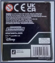 Speeder Bike (Endor - Flaming) with Paploo (Scout Class) from Star Wars - Micro Galaxy Squadron - Mystery - Series 4 manufactured by Jazwares [Back]