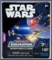 Hover E-Web Blaster with Din Djarin (Scout Class) from Star Wars - Micro Galaxy Squadron - Mystery - Series 5 manufactured by Jazwares [Front]