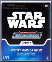 Jedi Speeder with Jedi Master Kelnacca (Scout Class) from Star Wars - Micro Galaxy Squadron - Mystery - Series 7 manufactured by Jazwares [Front]