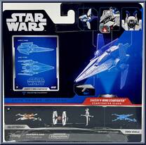 Shadow V-Wing Starfighter (Starfighter Class) from Star Wars - Micro Galaxy Squadron - Series 5 manufactured by Jazwares [Back]