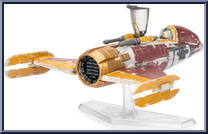 Shin Hati's Fiend Fighter (Starfighter Class) from Star Wars - Micro Galaxy Squadron - Series 7 manufactured by Jazwares [Loose]
