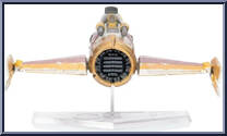 Shin Hati's Fiend Fighter (Starfighter Class) from Star Wars - Micro Galaxy Squadron - Series 7 manufactured by Jazwares [Loose]