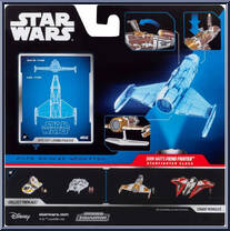 Shin Hati's Fiend Fighter (Starfighter Class) from Star Wars - Micro Galaxy Squadron - Series 7 manufactured by Jazwares [Back]