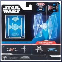 Special Forces TIE Fighter (Starfighter Class) from Star Wars - Micro Galaxy Squadron - Series 5 manufactured by Jazwares [Back]